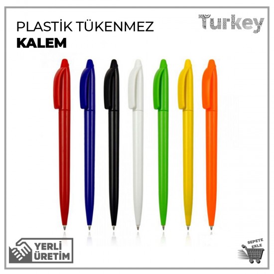 Promosyon Plastik Tükenmez Kalem